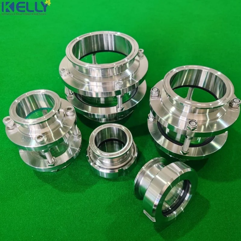 Stainless Steel Tri Clamp Short Type Sight Glass Use for Closed Loop