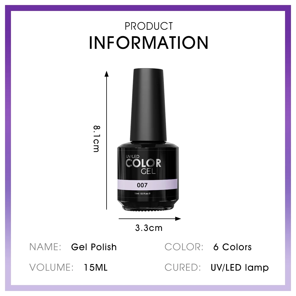 Missgel Low MOQ Popular Nail Gel Private Label Uv Color Gel Polish Esmaltes En Gel Polish Collection