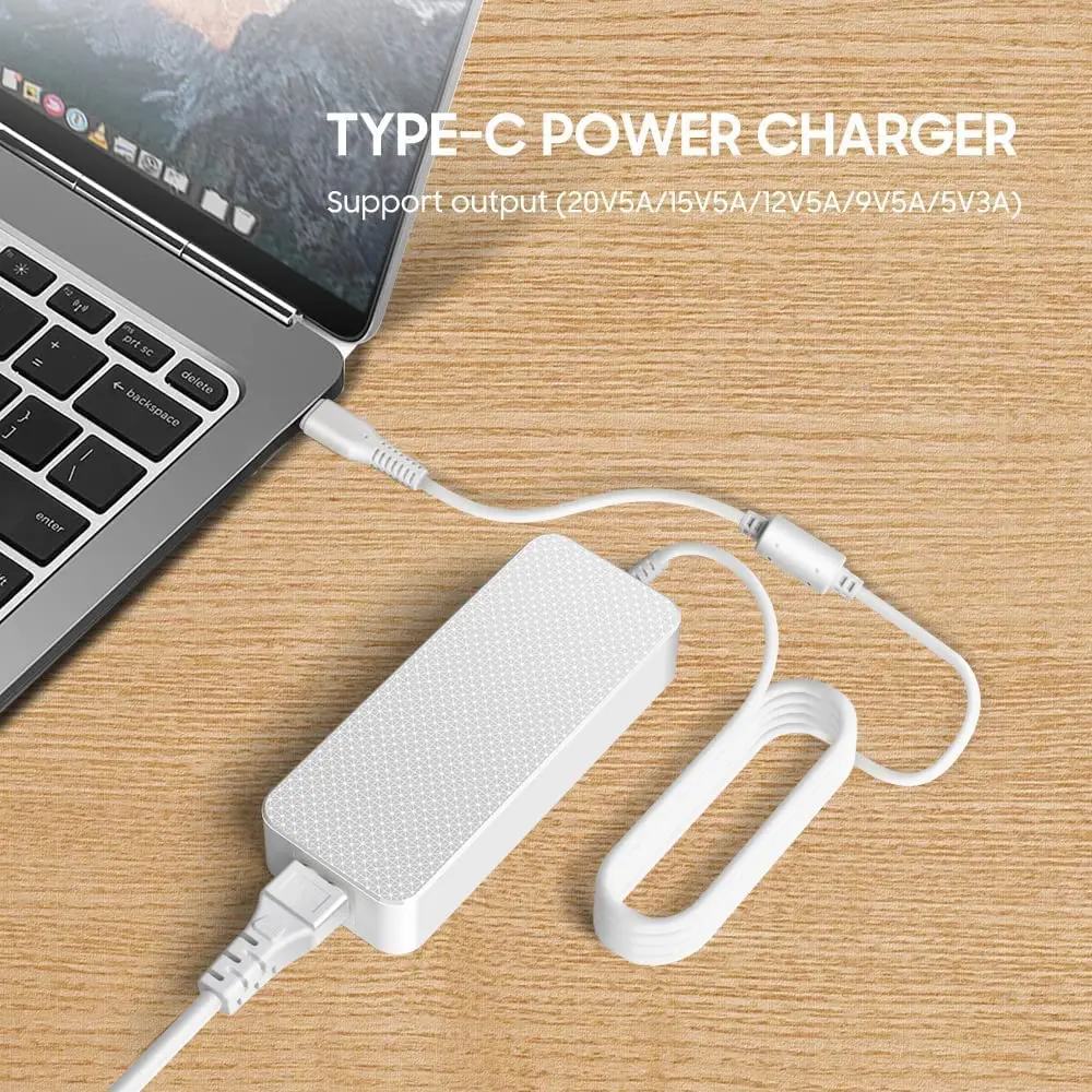 gan charger 100w Amazon Hot Selling Replacement For MacBook Pro Charger 61W 87W 96W 100W USB C Charger