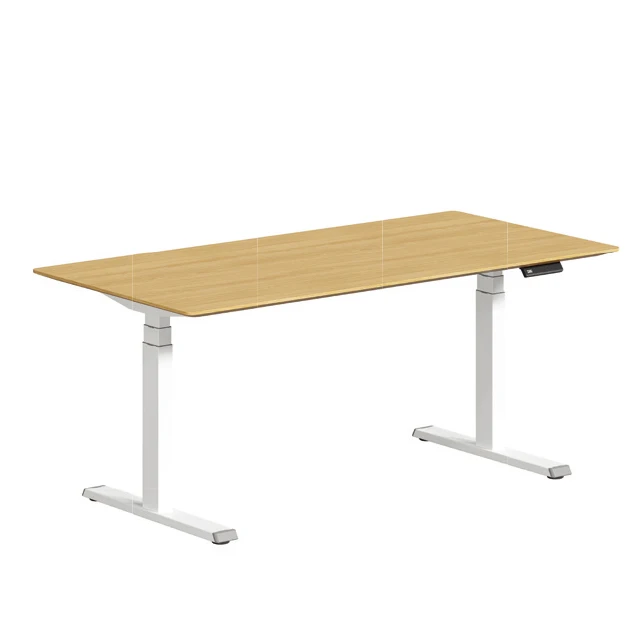 Electric Office Desk Single Motor Automatic Lifting Table With Two Stges Height Adjustable Desk