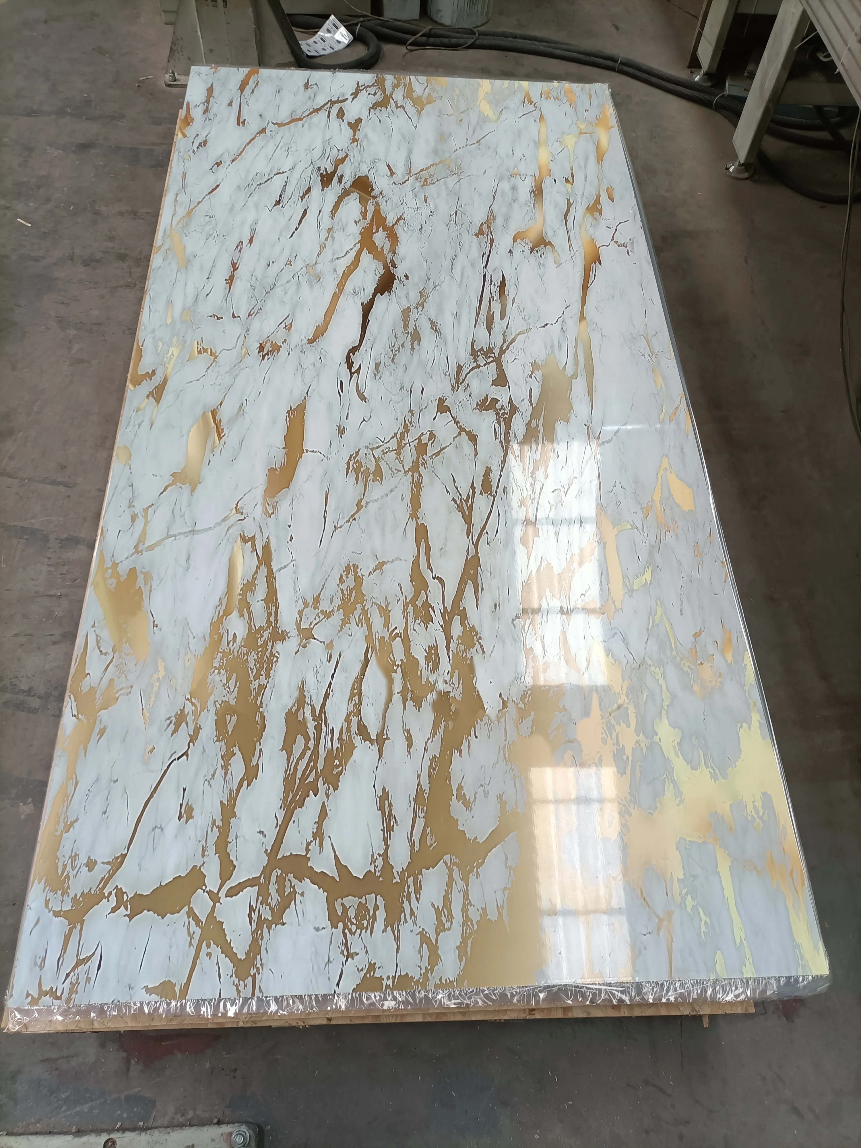 Interior Waterproof Pvc Marble Panel Board Kitchen Tiles Uv Mable Sheet 3D Printing Pattern Board