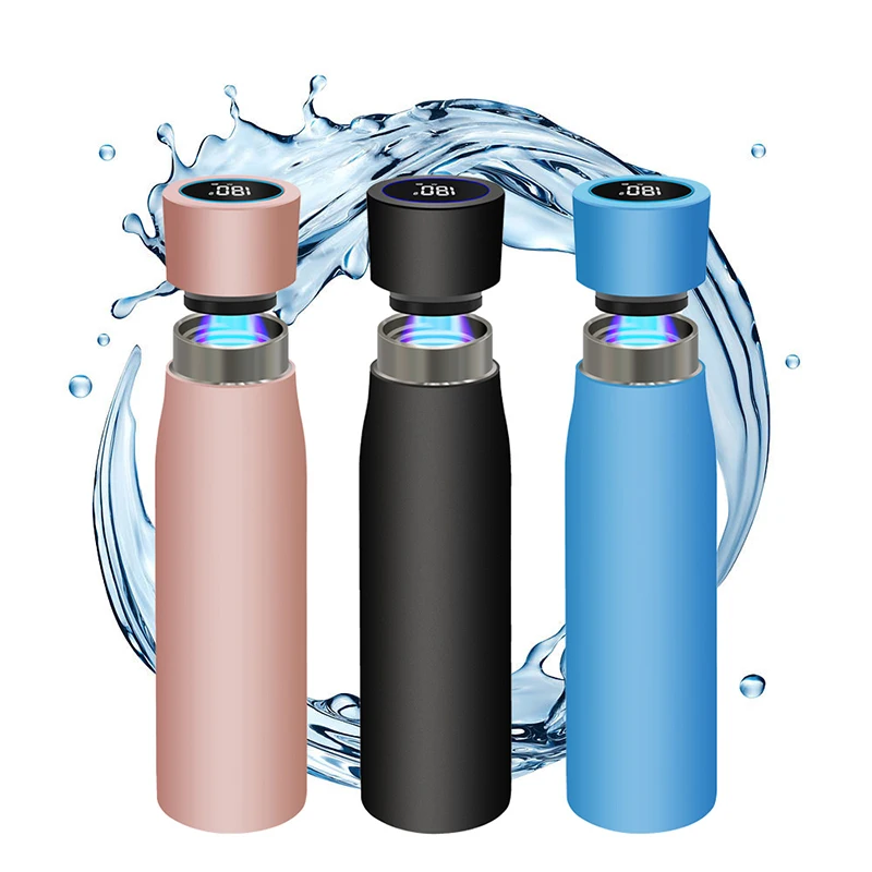 Цифровая светодиодная умная бутылка для воды UVC