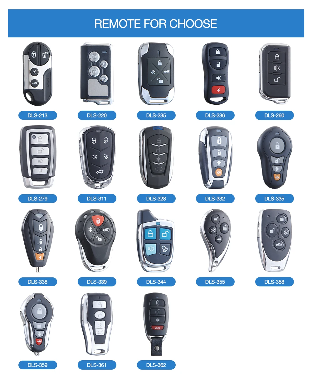 BT smart phone control keyless entry push button start stop remote engine starter App control car alarm system remote start