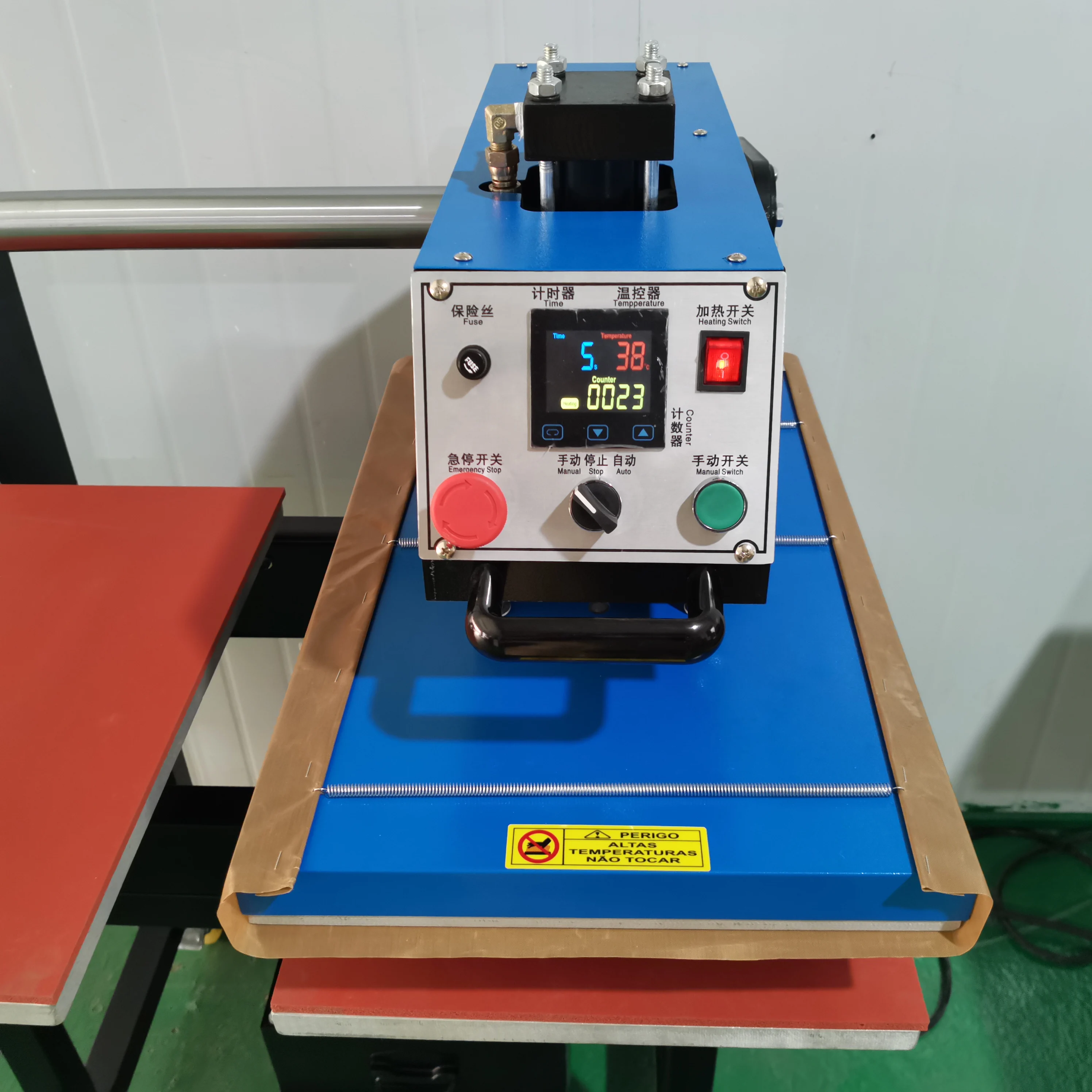 Two Station Custom T Shirt Hydraulic Swing Heat Press Machine