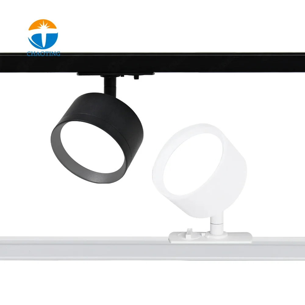 Hot Sale GX 53 Rail Downlight Adjustable Angle Ceiling Light Pure Aluminium GX53 Spot Light Housing Surface Mounted Track Lights