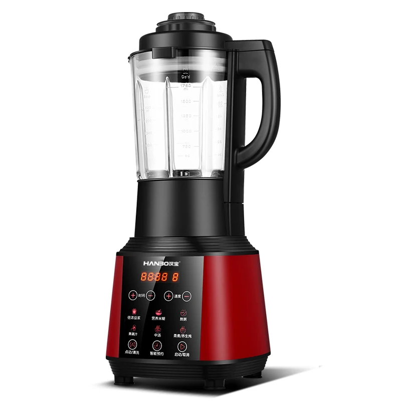 Factory 800W Heating Blending blender machine 8 Preset Professional Smart Kitchen Countertop Cooking Blender