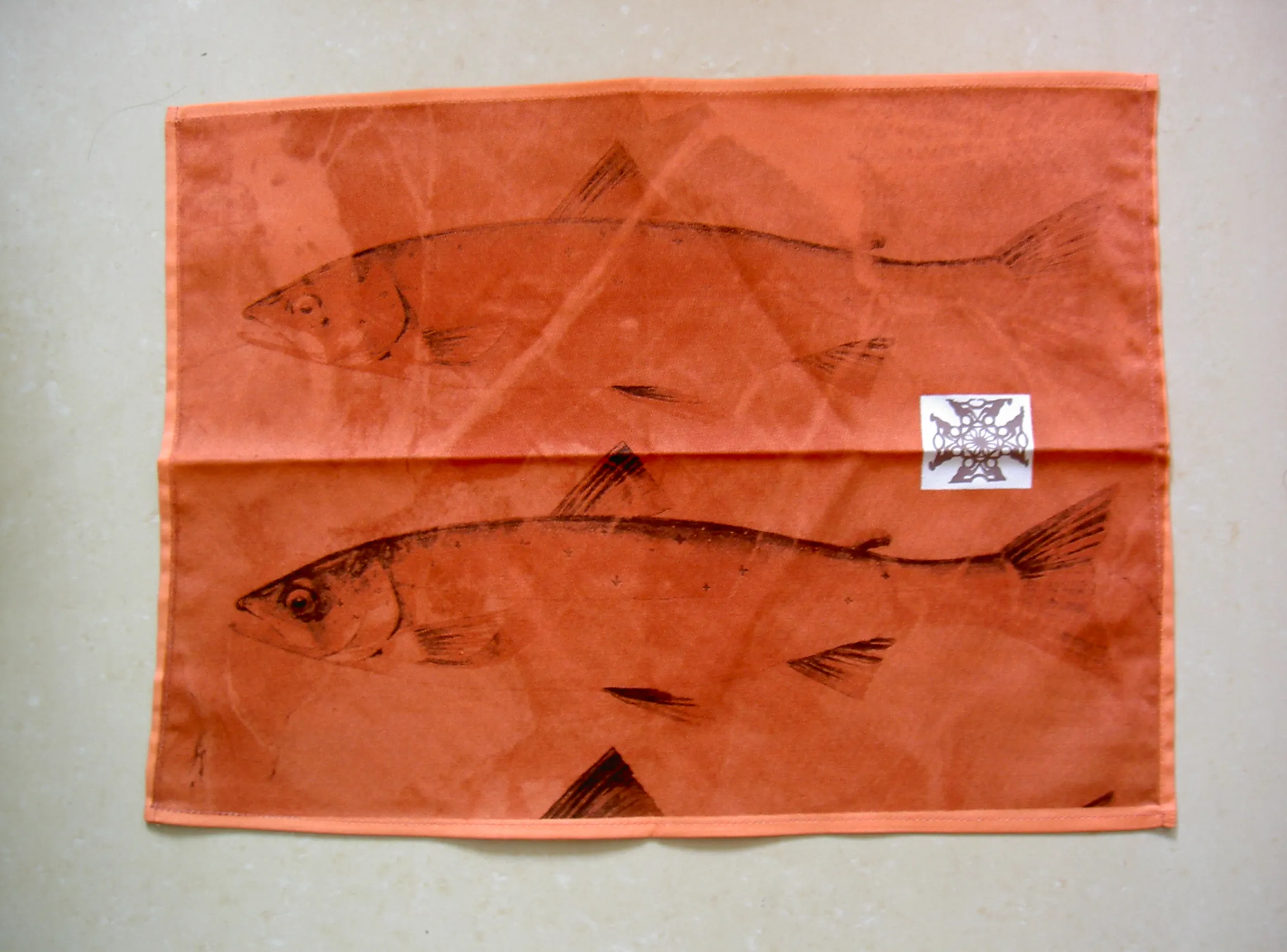 Eco-friendly printed cotton table napkin tea towel