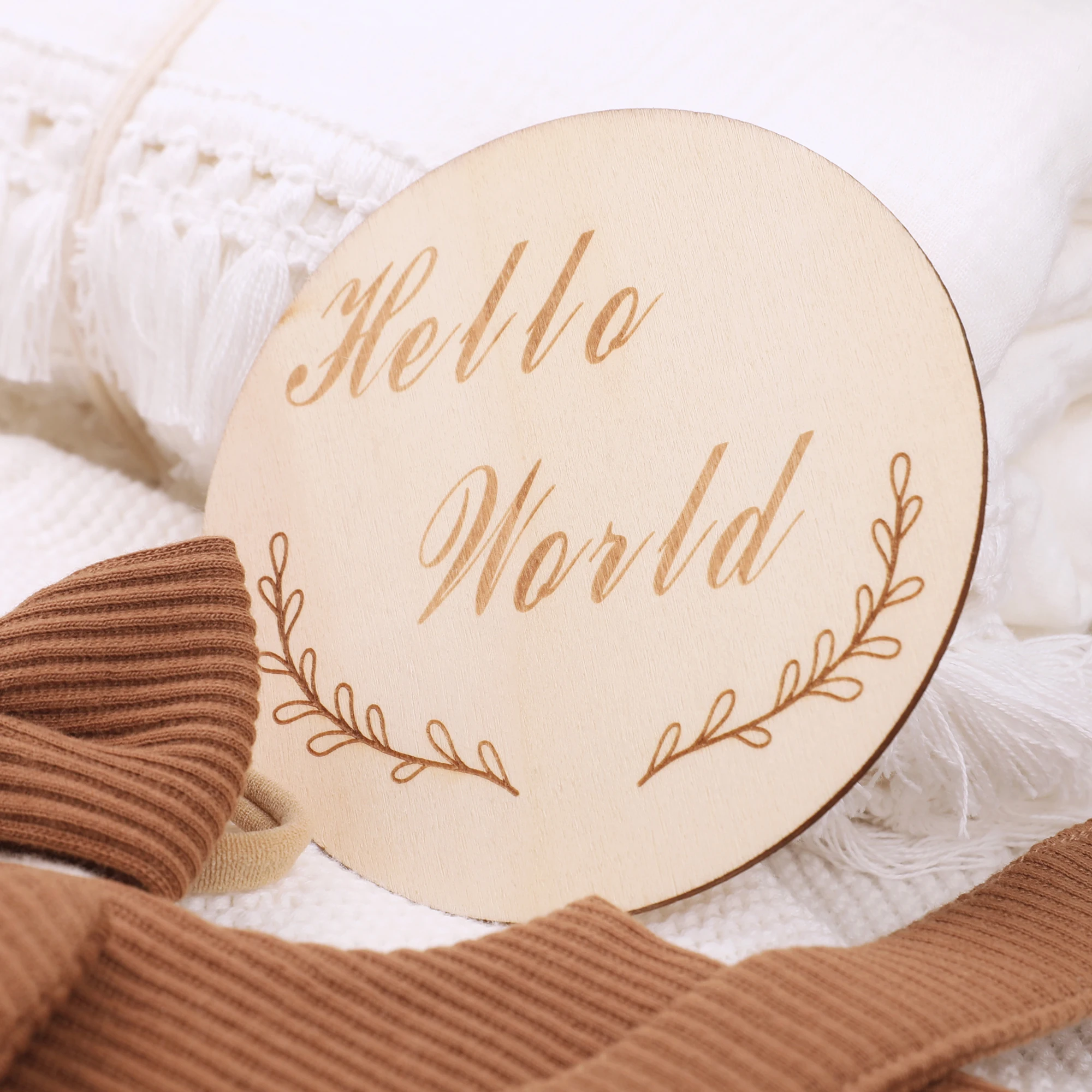 2024 Newborn Gift Set Baby Tassels Blanket Pacifier Chain Crochet Baby Jumpsuit Flora Bibs Rabbit Teether  Birth Gift Box