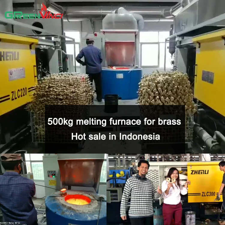 Metal Melting Aluminum Zinc Melting and Holding Induction Melting Furnace