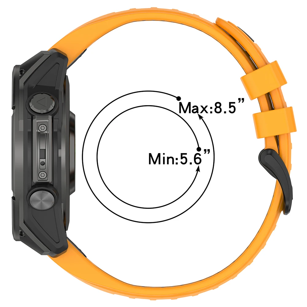 Силиконовый браслет для часов Garmin Fenix 8X 7X 6X Pro 5X Plus TACTIX Enduro3 20 мм 22 26 945