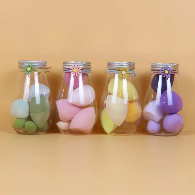Cheap Blender Beauty Makeup Sponge Set Soft Powder Puff Beauty Egg Makeup Sponge Gift Set Cosmetics Tool Face Makeup Sponge Set