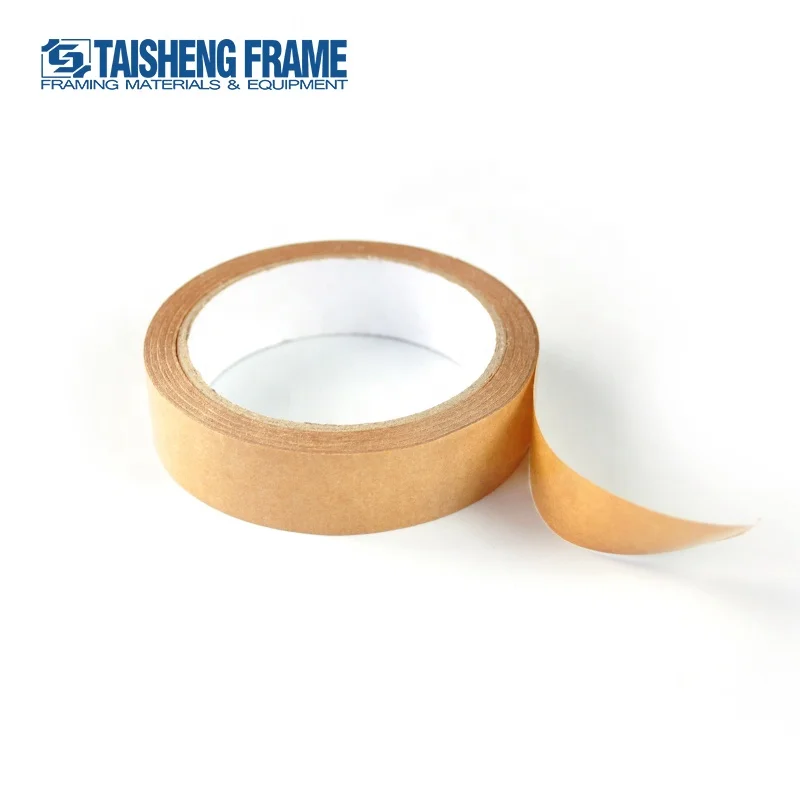 Custom Made Reinforced Paper Gummed Eco Friendly Water Activated Tape Active Gum Tape Jumbo Roll Kraft Paper Gummed Paper Tape
