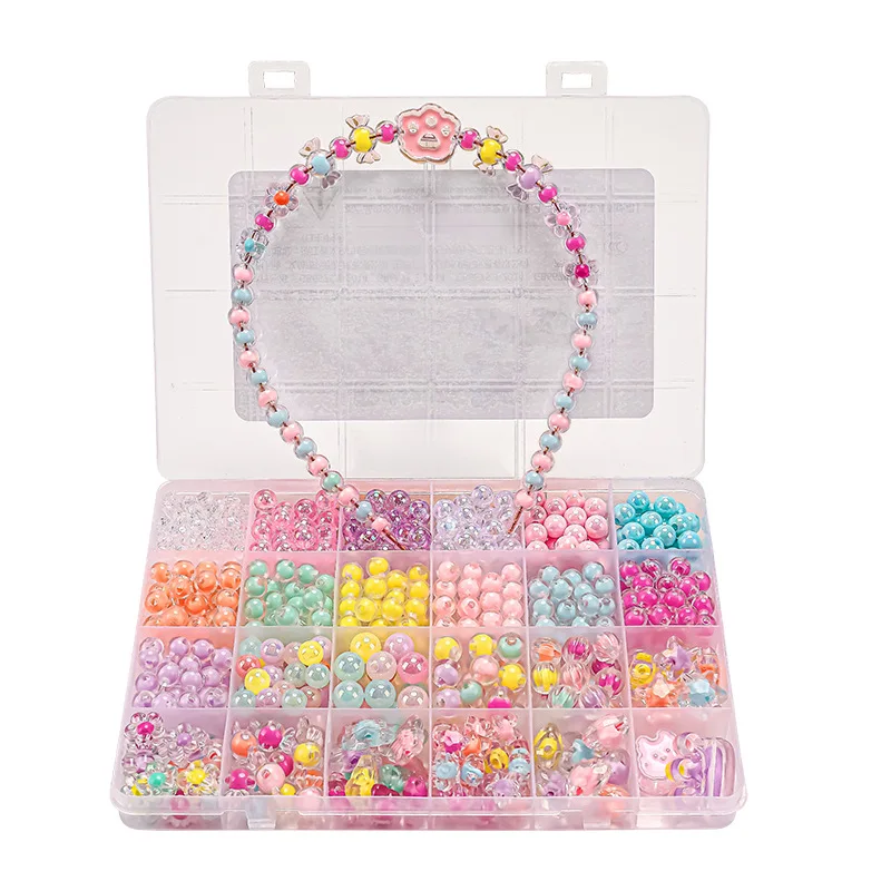 Kids Gifts and Crafts DIY Jewelry Making Toys Beads for Bracelet Making Kit