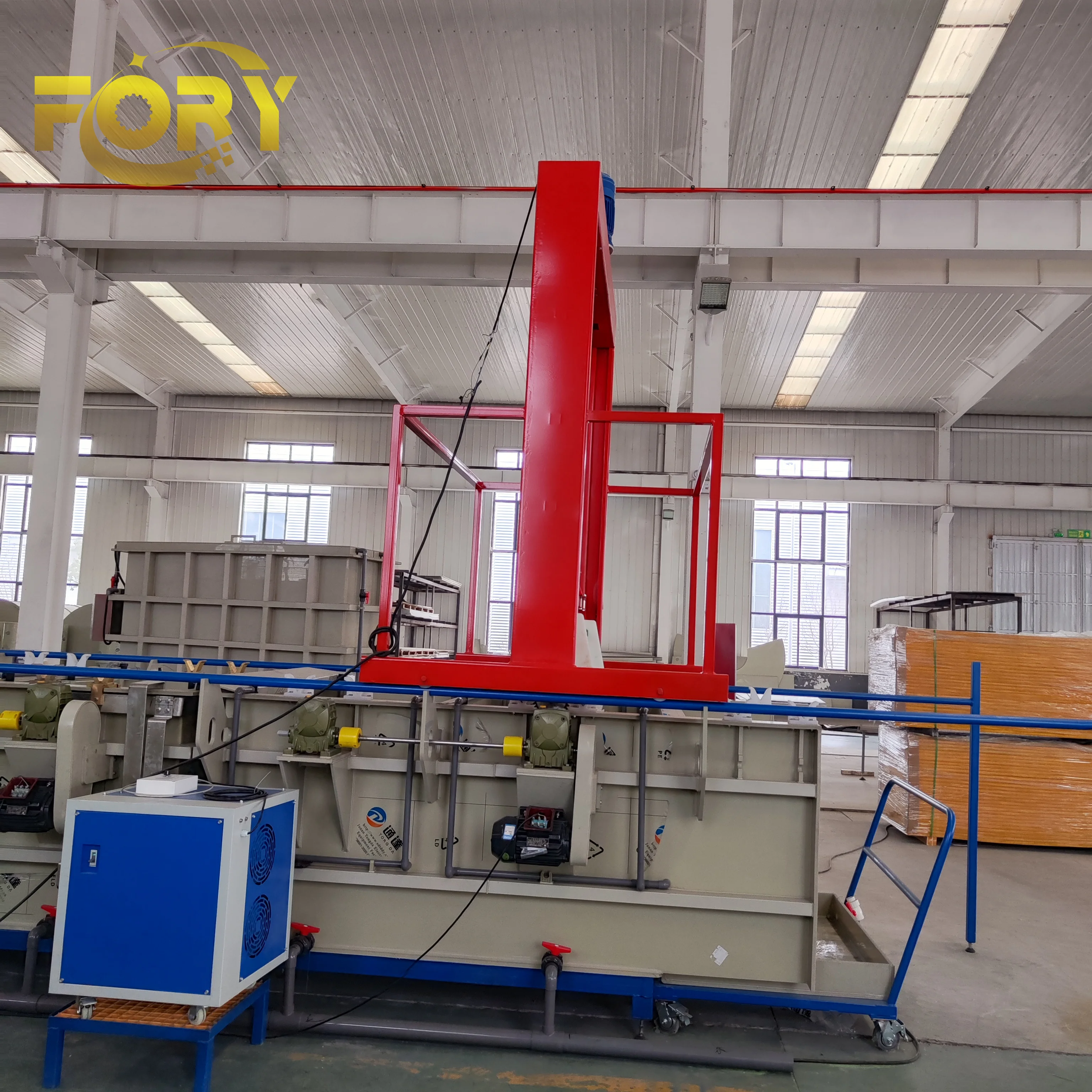 Linyi Fory galvanized machine  nickel electroplating tank chrome plating kit