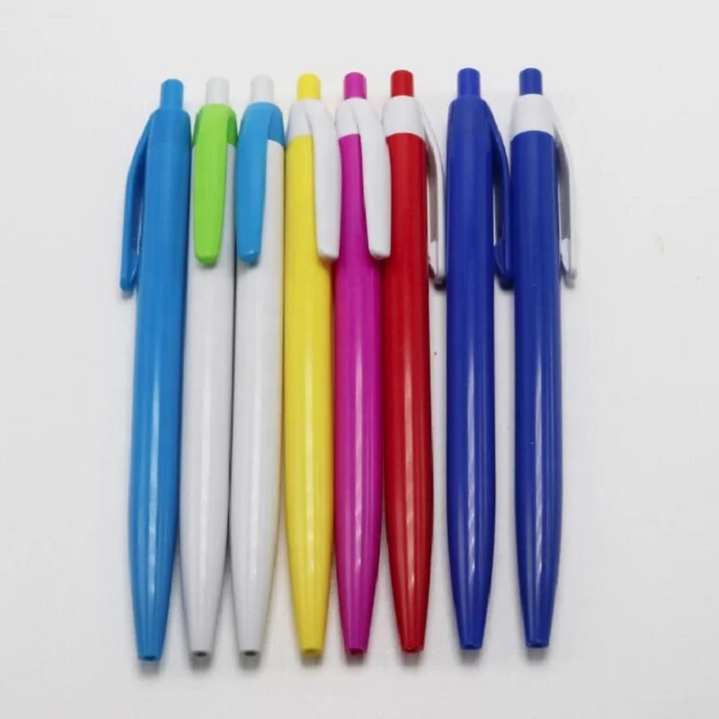 
cheap customized ball pens promotion plastic ballpoint pen with custom print logo advertising 
