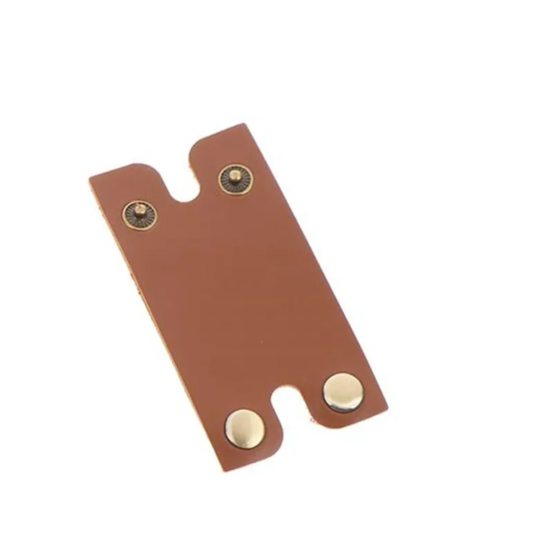 Leather Safety Razor Case Travel Type Razor Blade Protective Case Face Shaver Cover Guard