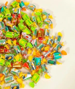 Customerzied handmade candy mini fruit flavored hard candy