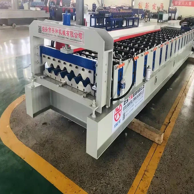 Building Material Aluminum Roof corrugated Tile Roll Forming Machine Hot Sale