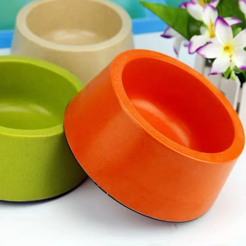 Amazon Hot Sale Bamboo Fiber Feeding Supplies for Small Dog Pets Feeder Food and Water for Dogs and Cats