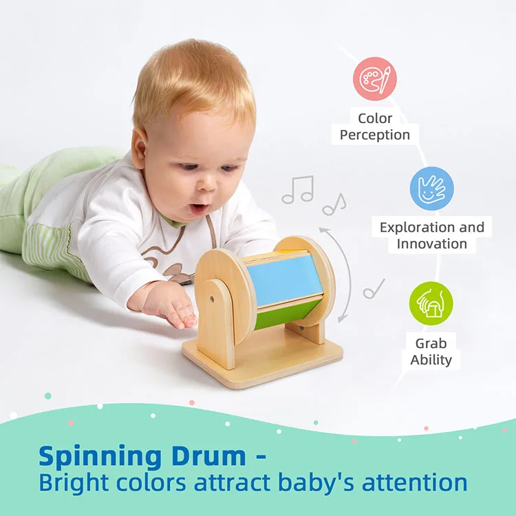Unisex Montessori Educational Toy Set Wood and Paper Materials for 2 to 4 Year Olds Encourages Play and Combinations