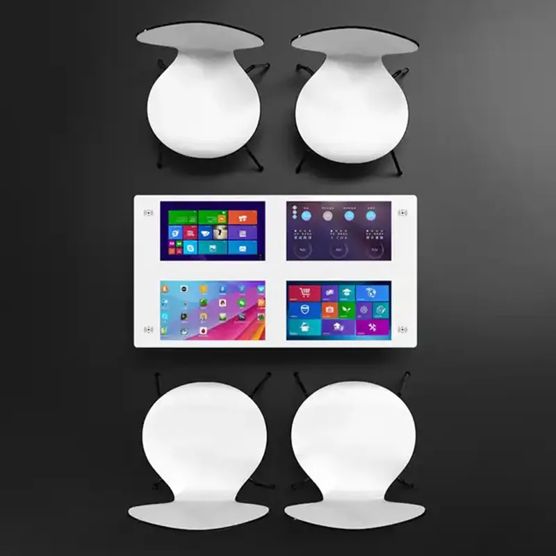 Hd Smart Waterproof Interactive Table Lcd Multi Touch Screen Tables Indoor for Restaurant info kiosk