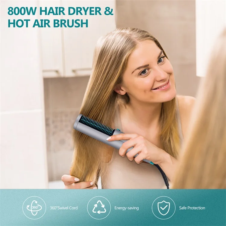 
YOUNGDO 2021 best selling air hot comb electric rotary hot air brush styler and dryer hot air styling brush 