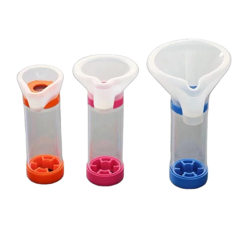 
 Камера аэрозоля с двойным фильтром, камера аэрозоля для астмы (аэрозольная терапия), камера дыхательного аэрозоля  