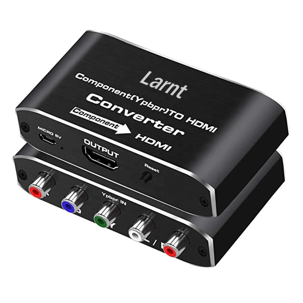 Конвертер из 5 RCA в HDMI преобразователь компонентов AV видеоадаптер для Wii PS2 Gaming и