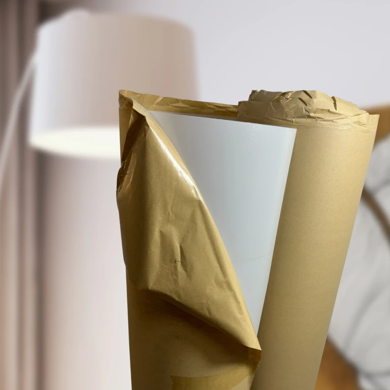 Self adhesive lampshade Backing Material  pvc sheet for lamp shade