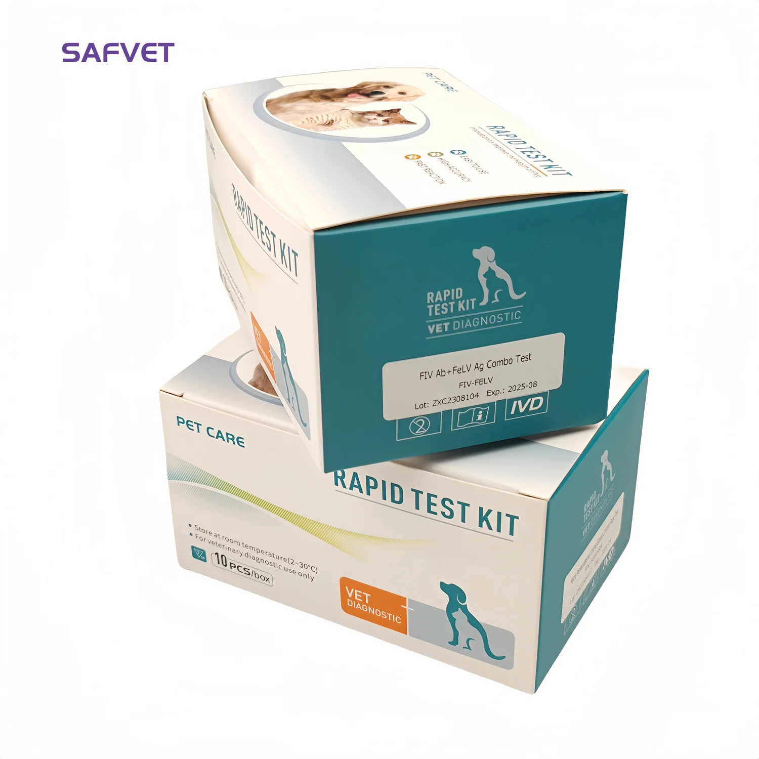 Prueba test de leucemia felina y sida felino otros инструменты veterinarios