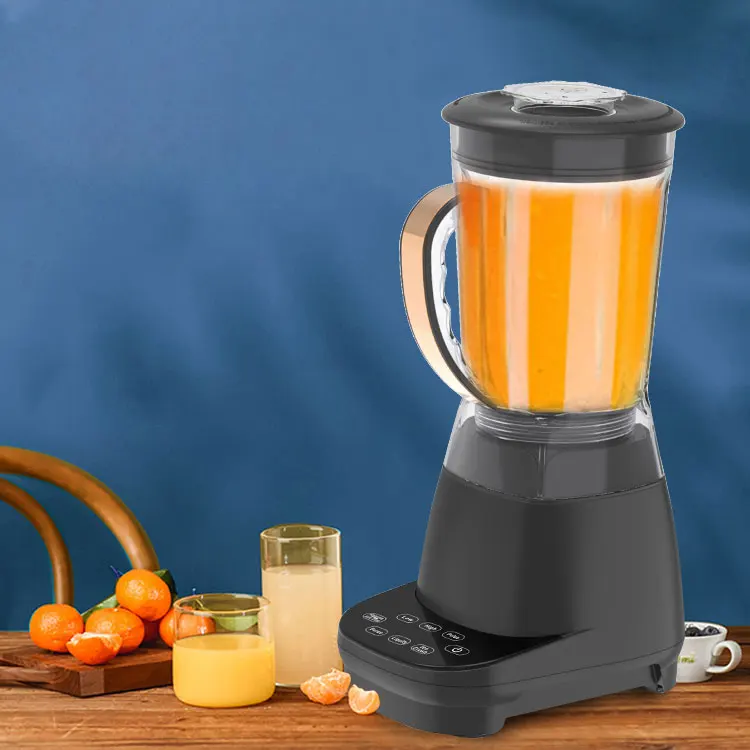 42914 1.5L Fruit Blender Electric Juice Blender Cup Blender Machine Multifunctional Safety Lock Plastic Black Touchpad 700 1.5