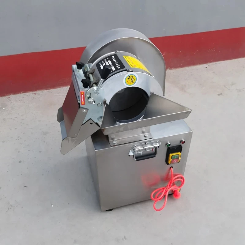 Commercial Potato Cutting Machine Electric Slicer Vegetables Cut Dicing Machine Ginger Cutter Shredder Food Processor