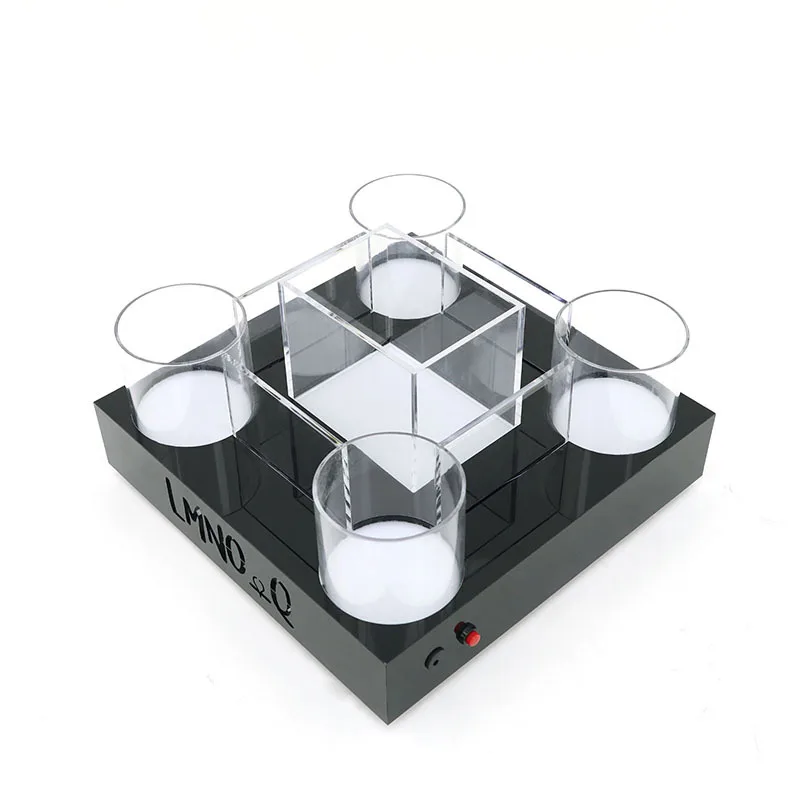 Premium bespoke nightclub bar lounge alcohol led shot glass serving tray for beer wine tequila vodka liquor whiskey cocktail