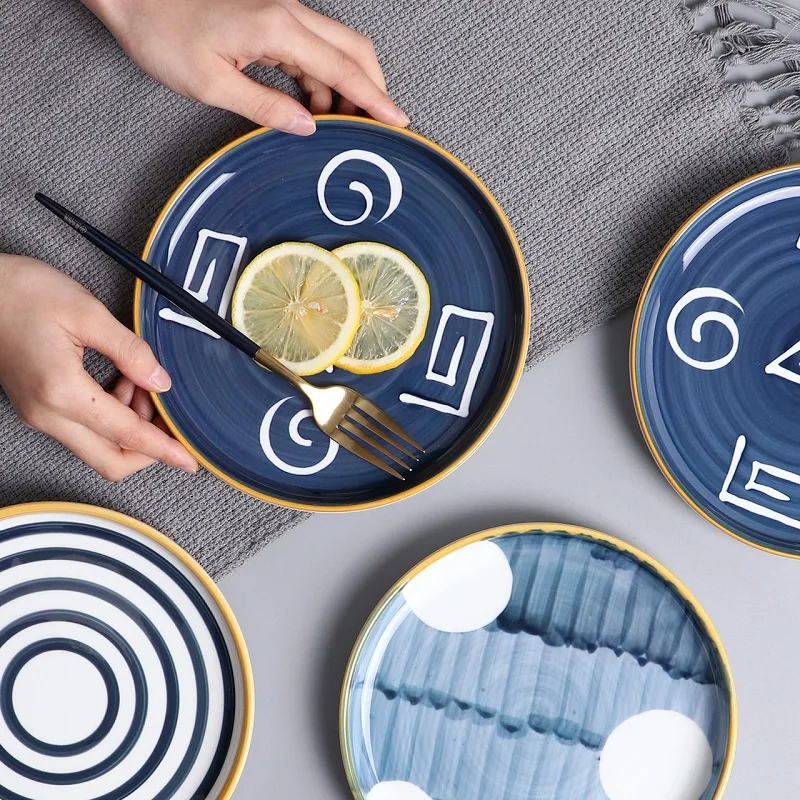 Wholesale  Personalized Plates Soup Porcelain Color Plate