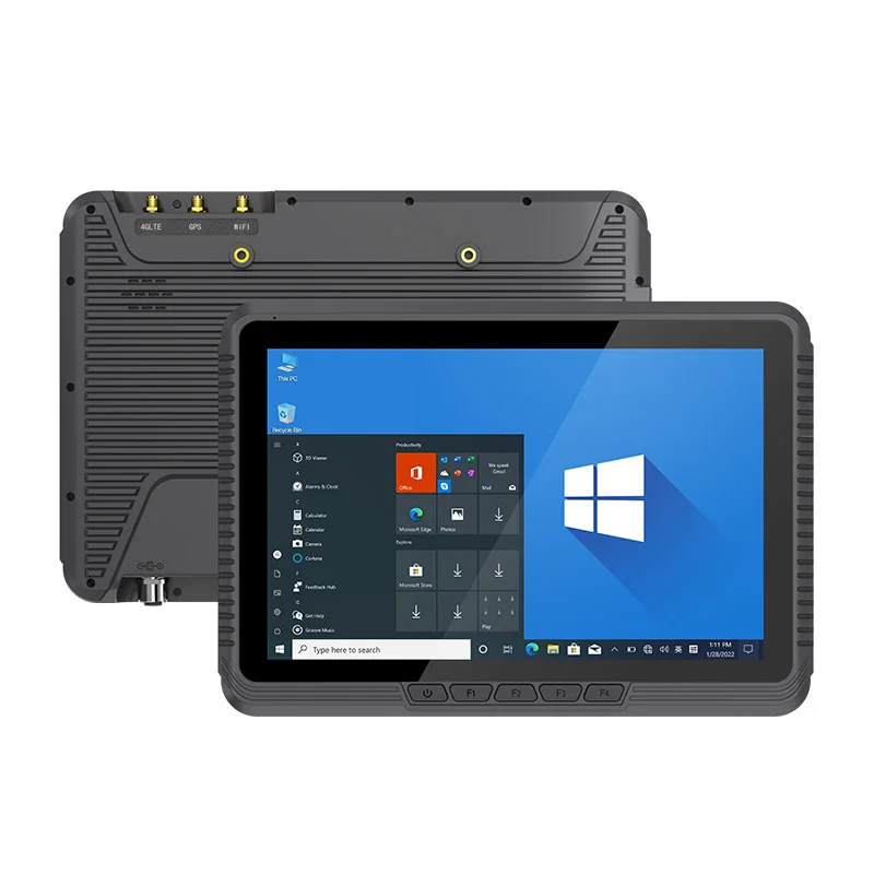 10 1 дюймов IP65 Водонепроницаемый 4G модуль/NFC опционально Прямая зарядка автомобиля Smart Windows 11 прочный автомобильный планшет