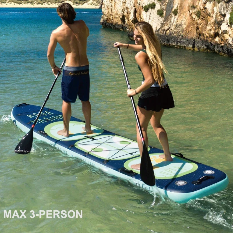 2022 factory wholesale inflatable big paddle board 4-8 person big team sup boards