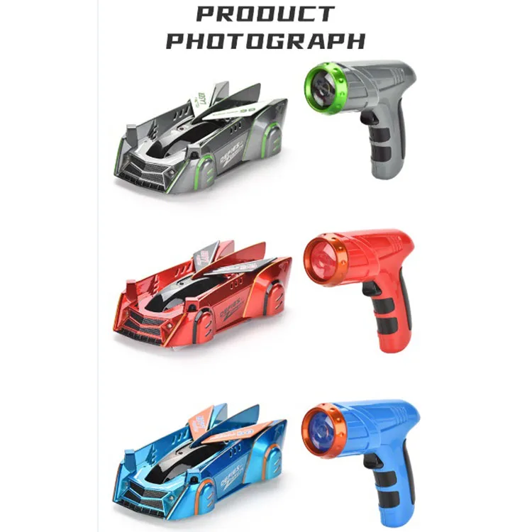 Upgraded Toys 3 To 5 Meters Sensing Laser Following Control Infrared Light-Following Wall Climbing Rc Car For Kids