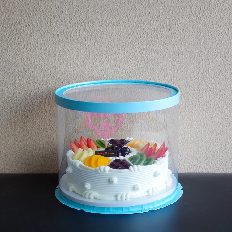 30 cm Round Clear Lid Transparent Cake Box caixa de bolo Wedding Cake Package Shipping Box