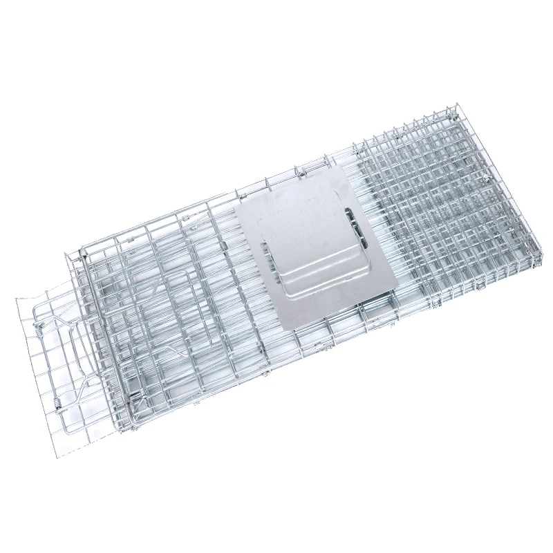 Easy use galvanized foldable automatic mouse traps rat trap cages