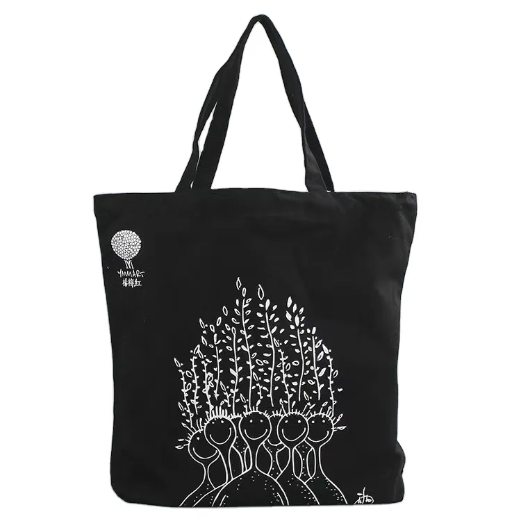 Custom Canvas Tote Bag Customized Reusable Grocery Bags Ecological Groceries Printed Tote Bags with Logos