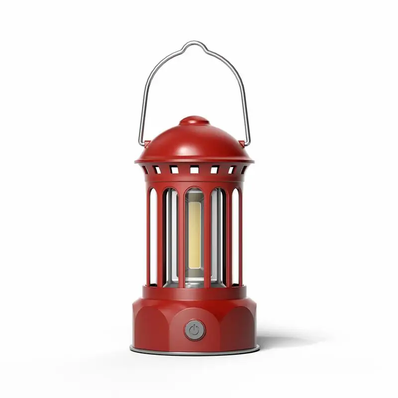 Manufacturer Price Retro Old-Fashioned lights Portable outdoor camping Rechargeable lamp