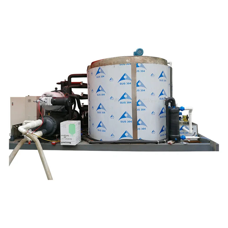 Good Price 10 Ton New Design Industrial Flake Ice Making Machines For Seafood Freezing