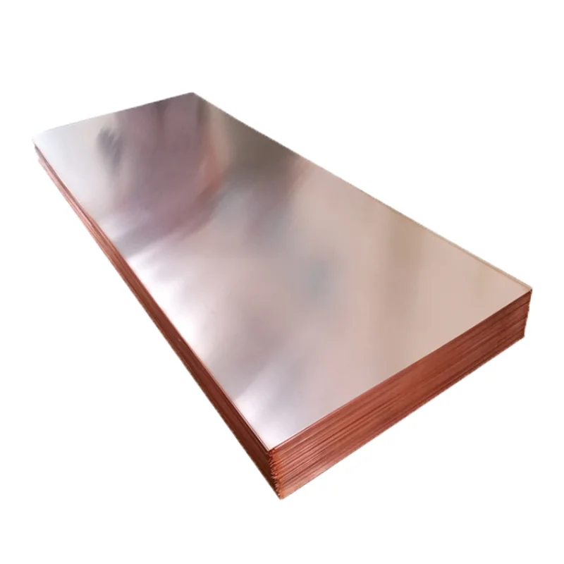 Brass Plate Polished Copper Cathode Copper Clad Steel Sheet 99.9% Copper Sheets Manufacturers