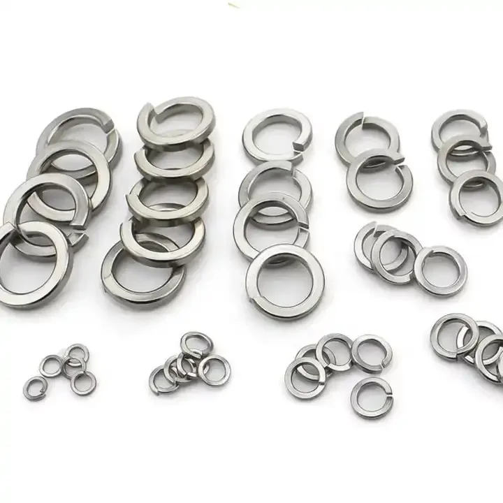 Din127 Stainless Steel 304  Helical Split Ring Metric M10 M12 Spring Lock Washer