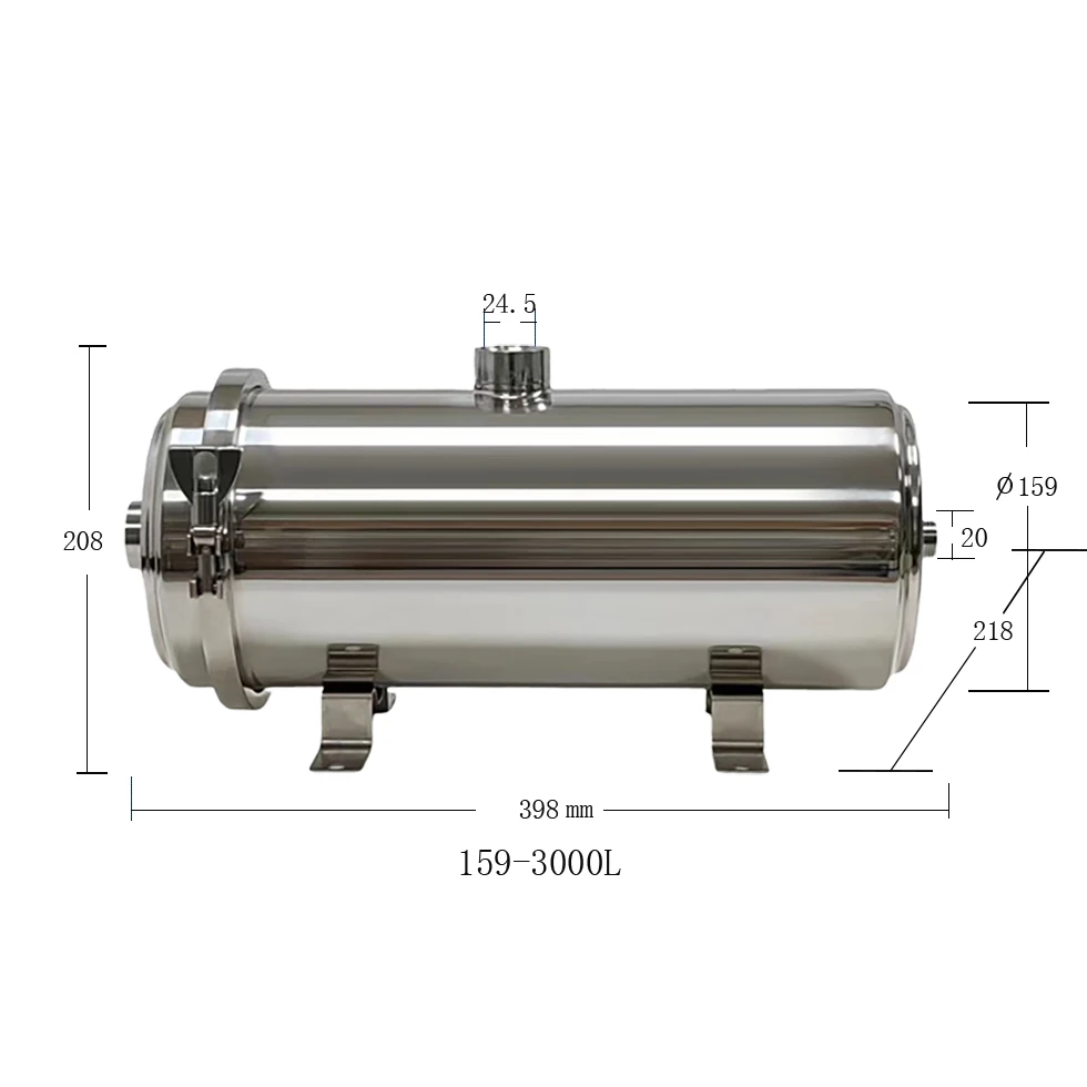 KC159-3000L Stainless steel UF ultrafiltration machine self-cleaning manual household water filter