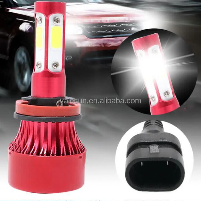 valesun new arrival Car H4 Led Lights 4 Sides Led Headlight X7 6000k 18000lm Led Headlight Bulb 9005 9006 9007 H4 H7 H11 lamp