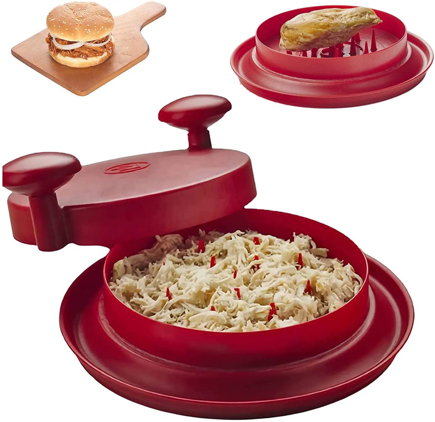 Tiktok Slicer Manual Pet Meat Shredder Meat Food Grinder Turkey Chicken Beef Mincer BBQ Shredder Kitchen Tools