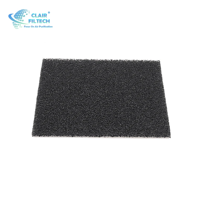Water Purification Fiber Filter Media Air Carbon Filter For Carbon Filter Foam