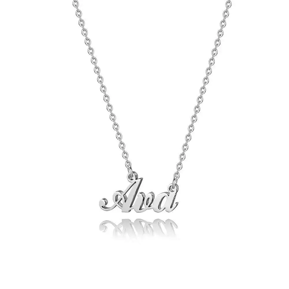Personalized Name Necklace Custom Any Name Necklaces Jewelry for Womens New Mom Bridesmaid Gift