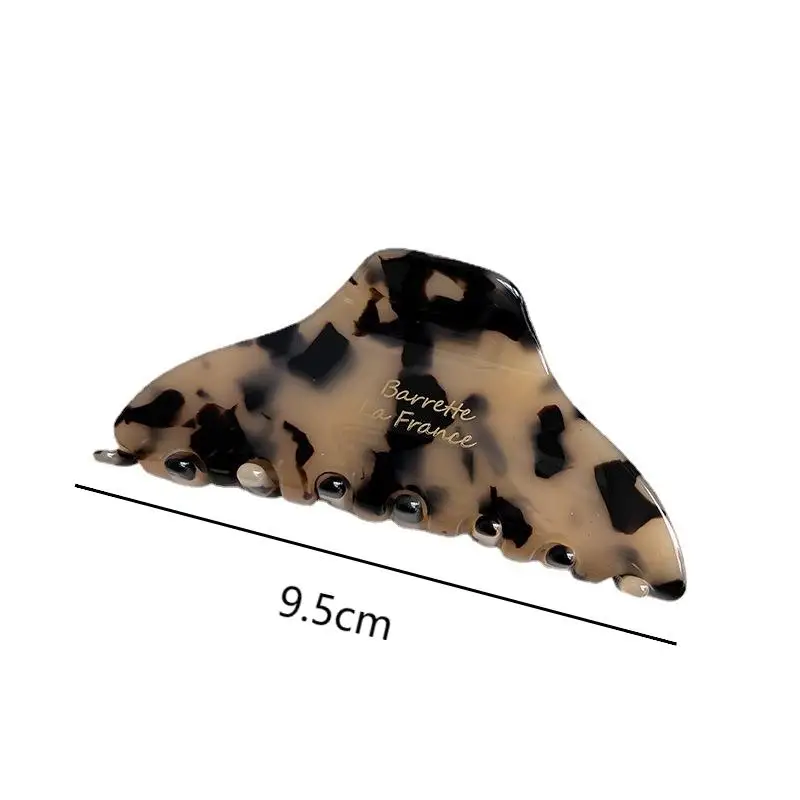 Original Ins Wind Acetate Flower-Shaped Hairpin Elegant Spring-Summer Back Head Bun Ladies Girls Shark Clip Hair Fashion Style